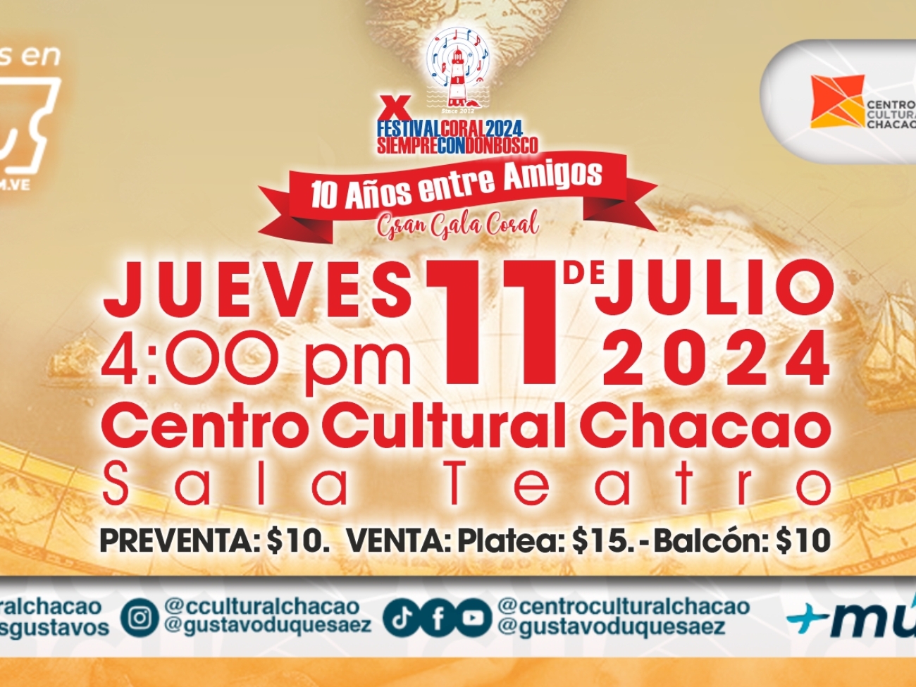 Festival Don Bosco , CENTRO CULTURAL CHACAO 1