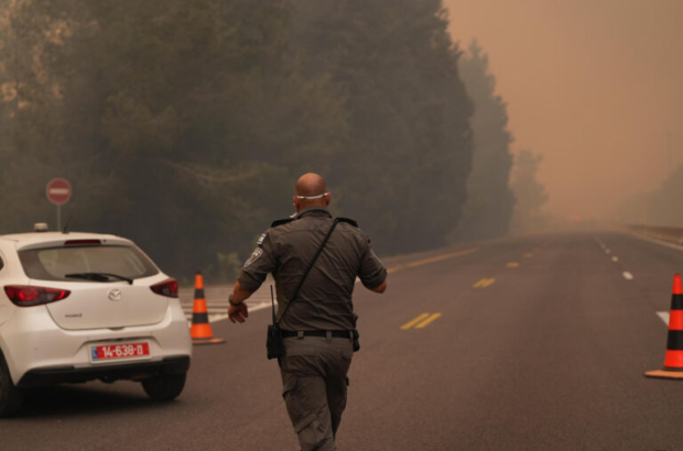 JERUSALÉN , 30/04/2025.- Incendios en las bosques próximos a Jerusalén, que se declararon este miércoles por la mañana y por el momento permanecen fuera de control, han obligado a las autoridades israelíes a evacuar localidades próximas al fuego y cortar carreteras a las que han llegado las llamas. EFE/ Policía de Israel SOLO USO EDITORIAL/SOLO DISPONIBLE PARA ILUSTRAR LA NOTICIA QUE ACOMPAÑA (CRÉDITO OBLIGATORIO)