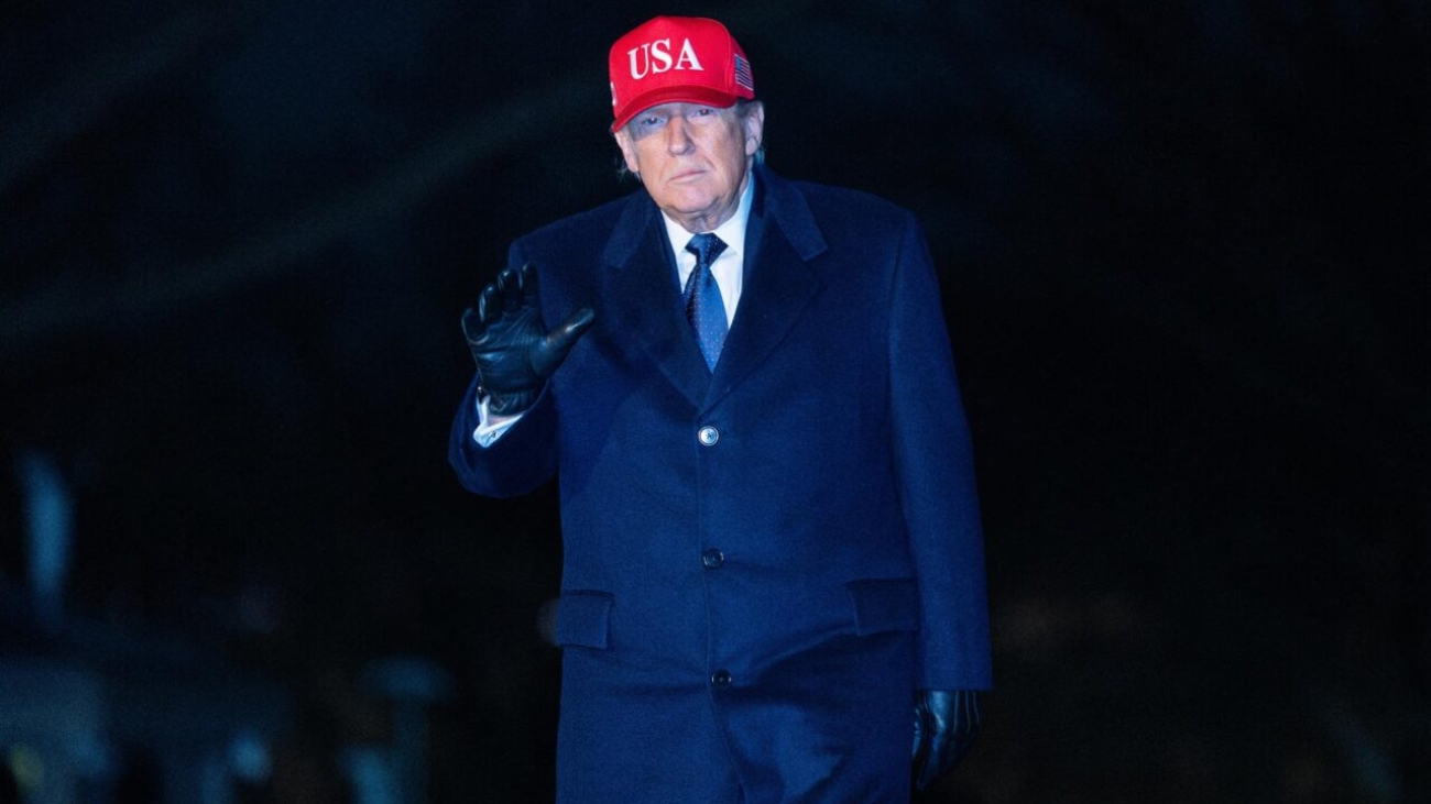 El presidente de Estados Unidos, Donald J. Trump, regresa a la Casa Blanca en Washington, D.C., EE. UU., el 1 de marzo de 2026.EFE/AARON SCHWARTZ