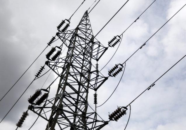 A high-voltage tower is pictured at the Waraira Repano hill, also known as "El Avila," in Caracas on August 31, 2024. Power was restored across Venezuela on Saturday morning, after a massive 12-hour outage plunged the entire country into darkness. The government has blamed the outage on "sabotage" by opposition forces protesting what they say was fraud in the widely disputed elections that left President Nicolas Maduro in charge. (Photo by Pedro Rances Mattey / AFP)
