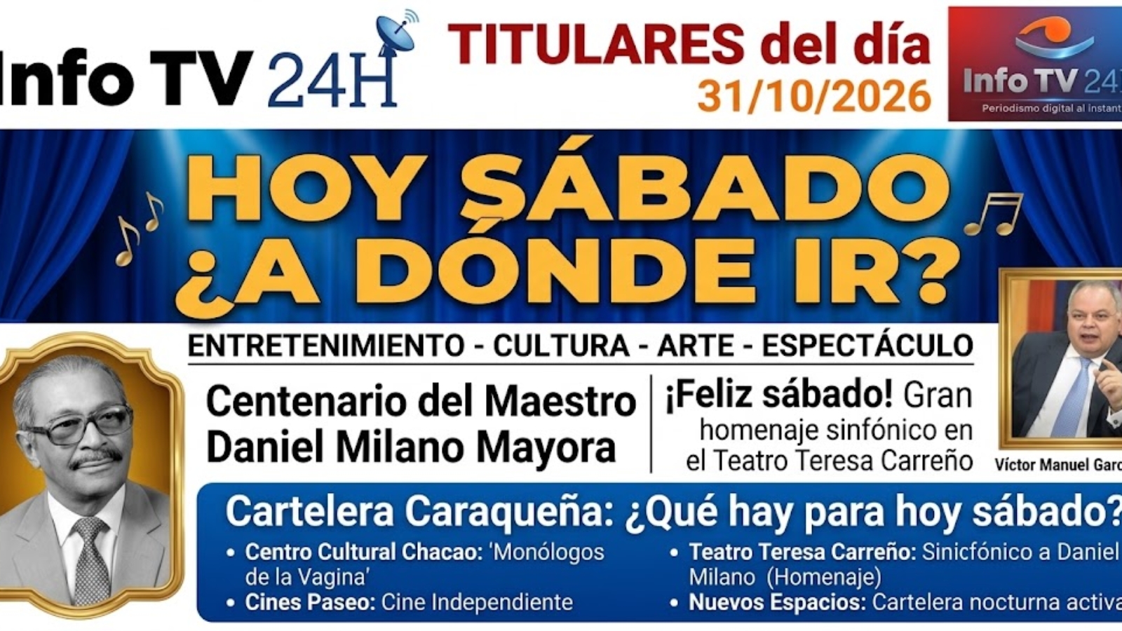 A donde ir Hoy Sabado
